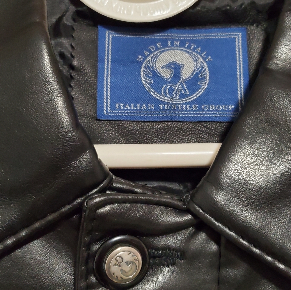 Italian Textile Leather Jacket - Picture 5 of 10
